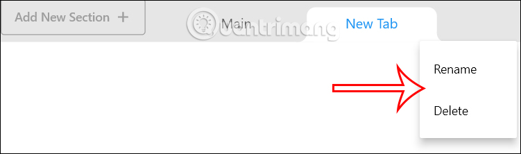 Tùy chọn từng tab My Favorite Files