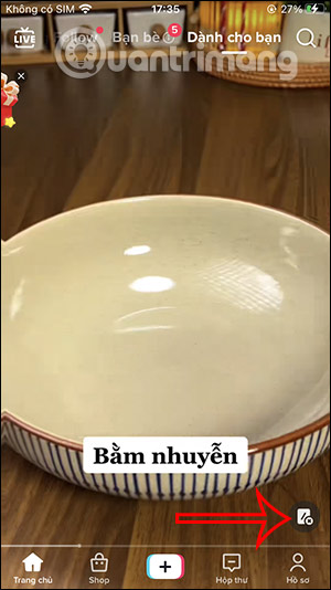 Ẩn caption video TikTok