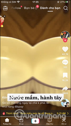 Hiển thị lại caption video TikTok