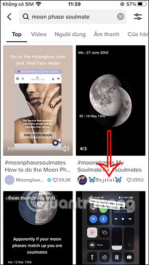Chọn mẫu video Soulmate Moon Phase