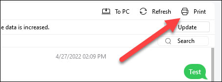 Nhấp vào nút “Print” 