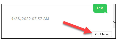 Nhấn vào “Print Now”