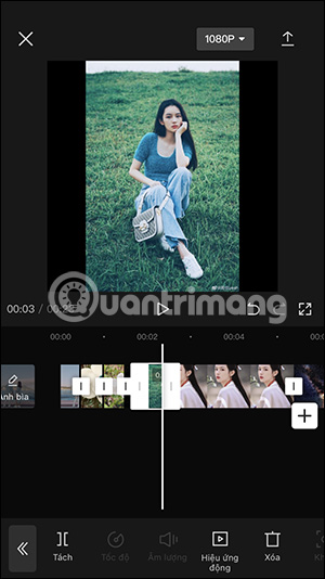 Thời gian hiển thị ảnh trong video