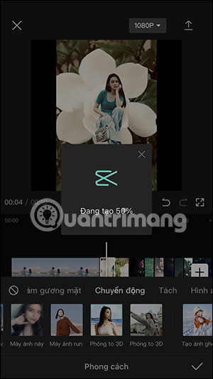 Áp dụng hiệu ứng cho ảnh