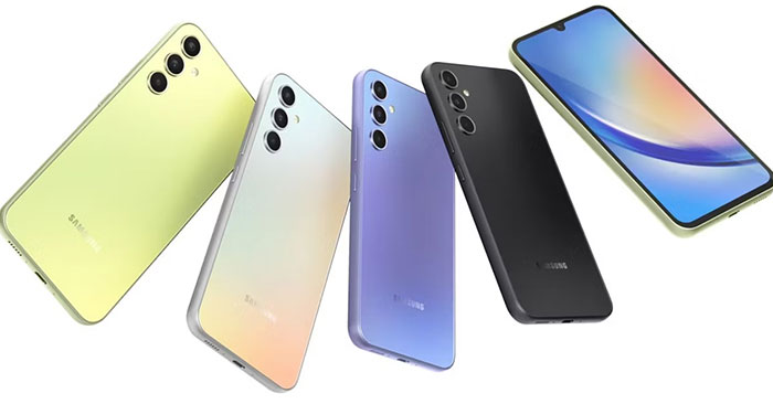Tất cả các tùy chọn màu của Samsung Galaxy A34