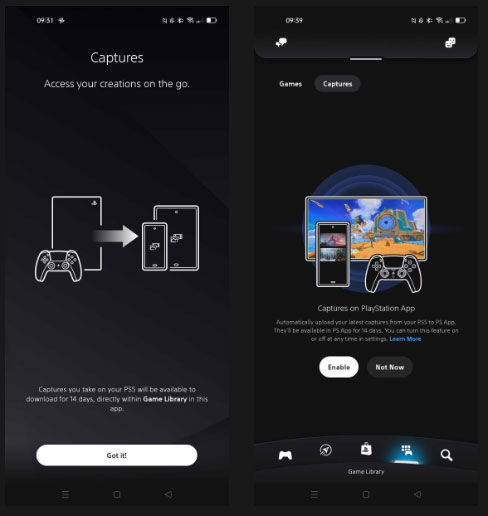 Thông báo tự động upload lên ứng dụng PlayStation
