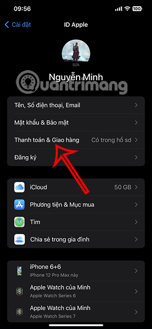 Phương thức thanh toán dịch vụ Apple
