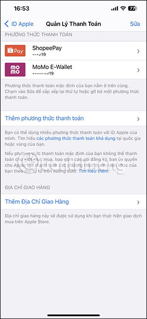 Chọn ShopeePay