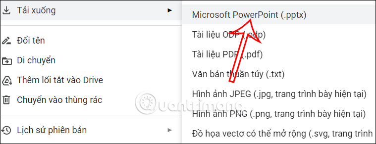 Tải slide Google Slides