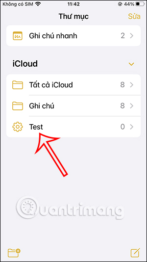 Thư mục ghi chú thông minh iPhone 