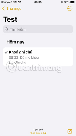 Phân loại ghi chú thông minh iPhone 