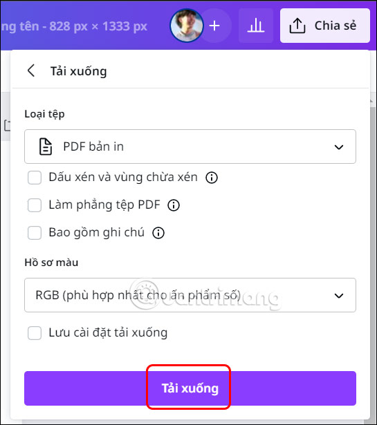 Tải ảnh polaroid