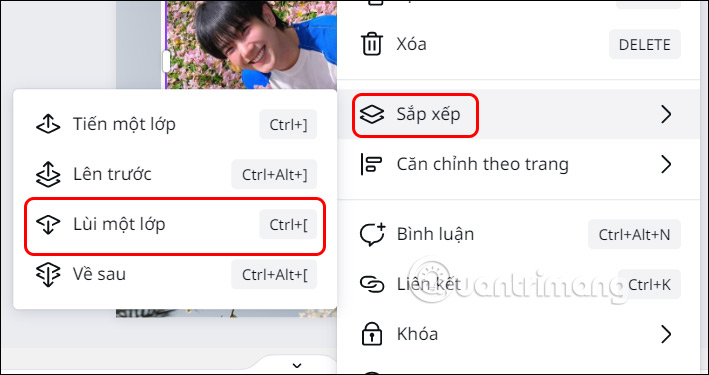 Chèn ảnh vào template