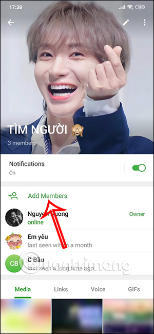 Thêm thành viên nhóm Telegram
