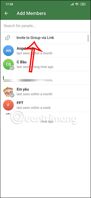 Xem link nhóm Telegram trên điện thoại