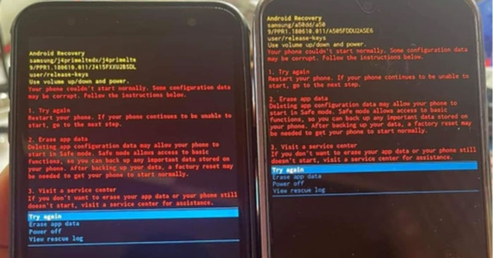 Điện thoại bị lỗi