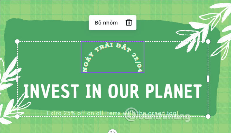 Chỉnh sửa chi tiết bài đăng Twitter trên Canva 