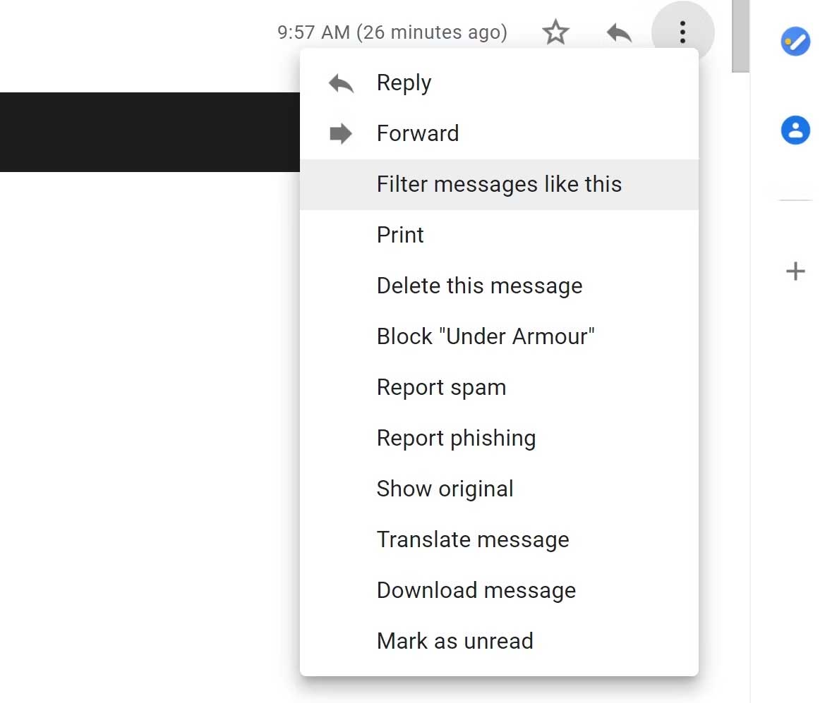 Lọc email