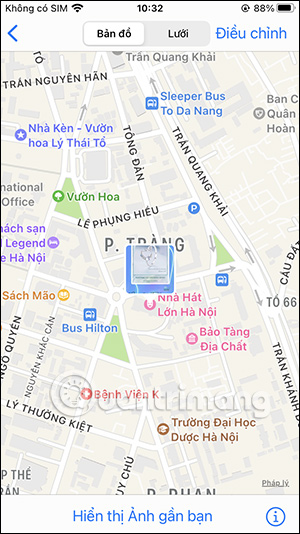 Bản đồ vị trí trong ảnh
