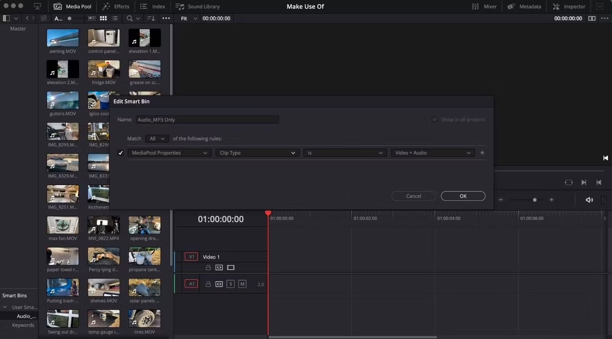 Tìm kiếm video và clip âm thanh