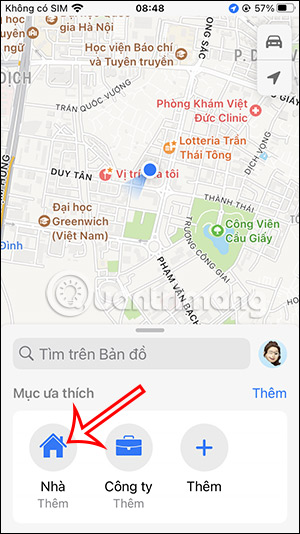 Mục Nhà trên Apple Maps