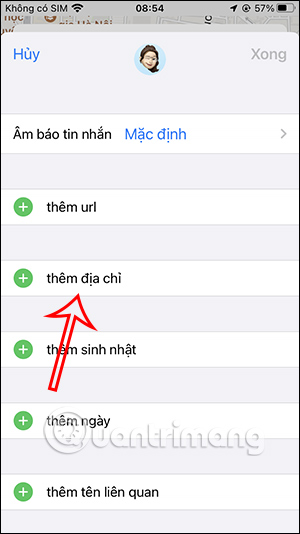 Thêm địa chỉ trên Apple Maps