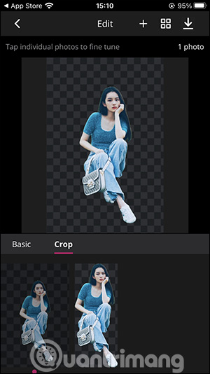Chọn cắt hình ảnh