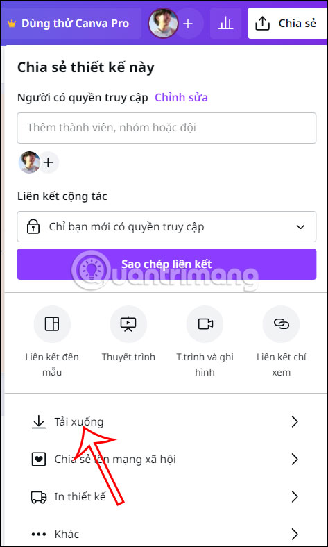 Tải mẫu chữ ký trên Canva