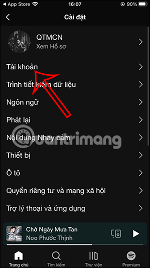 Tài khoản Spotify