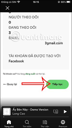 Tài khoản Spotify sẽ xóa