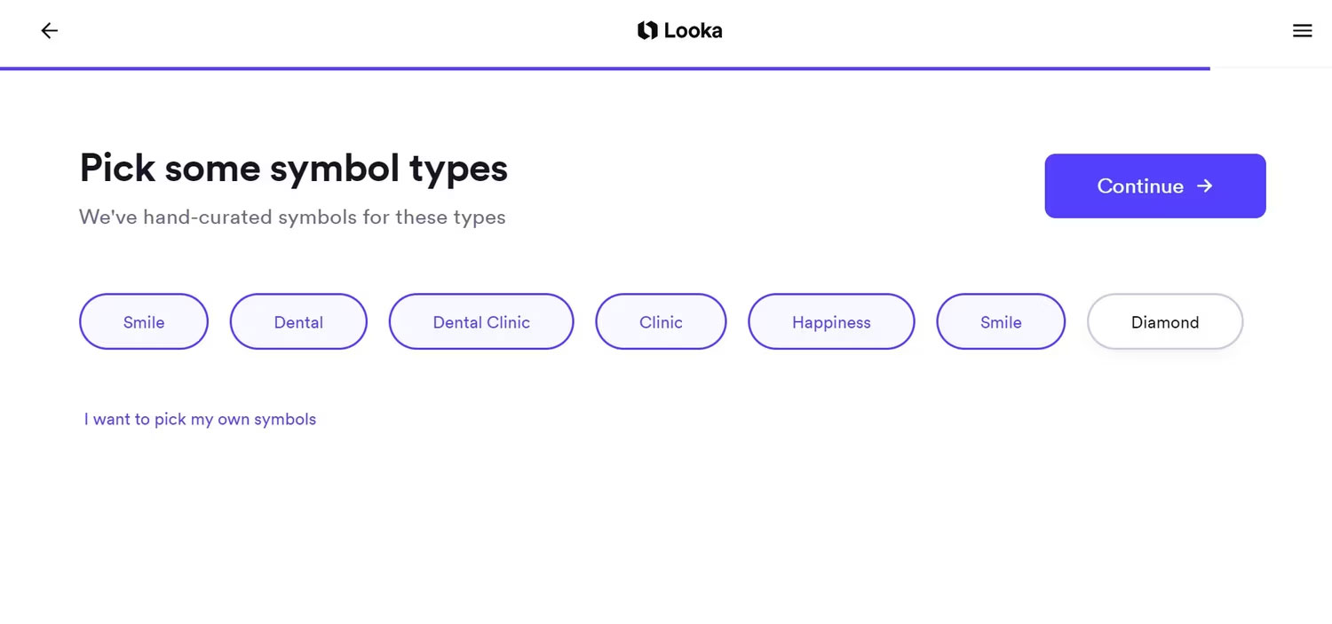 Các loại biểu tượng Looka
