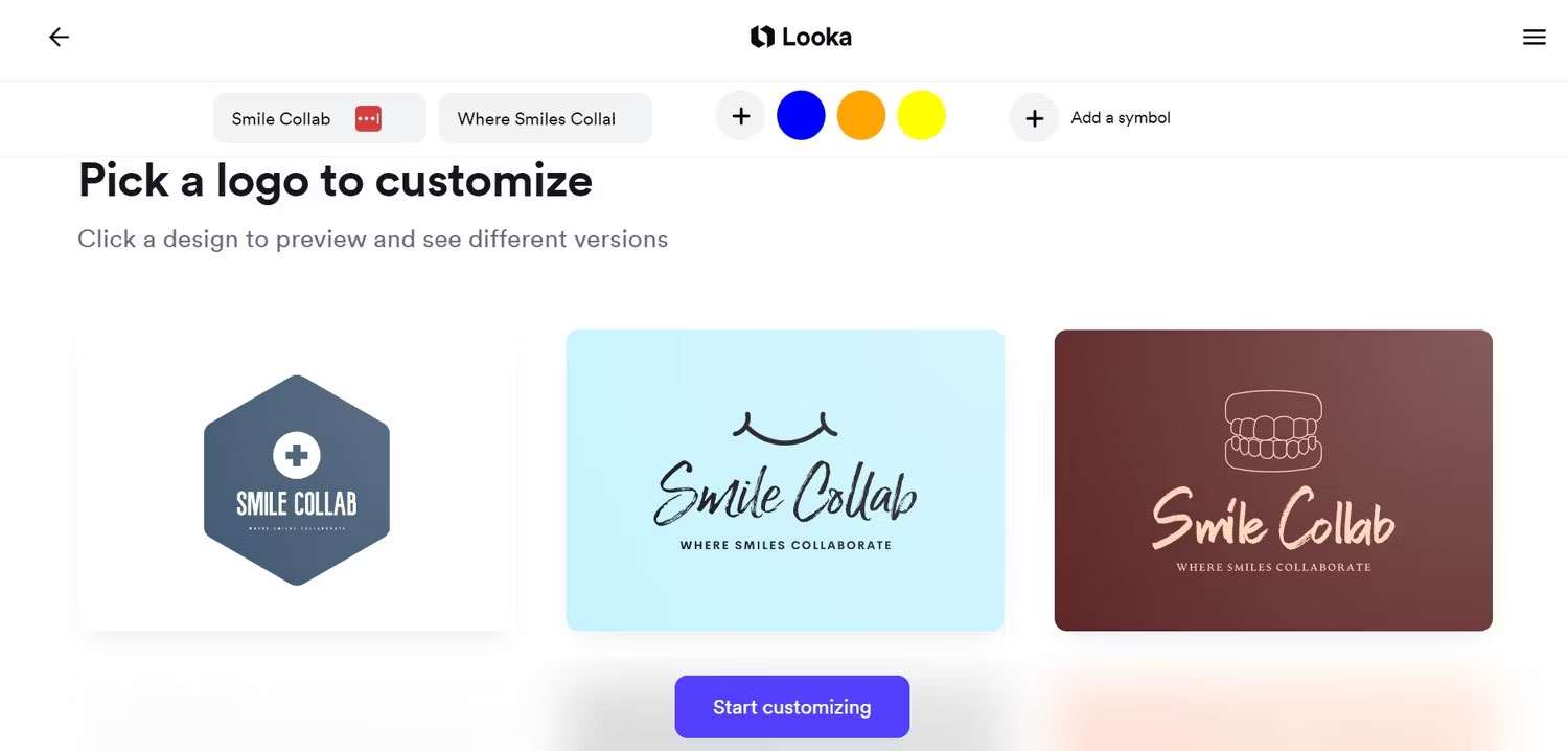 Logo được tạo bởi Looka
