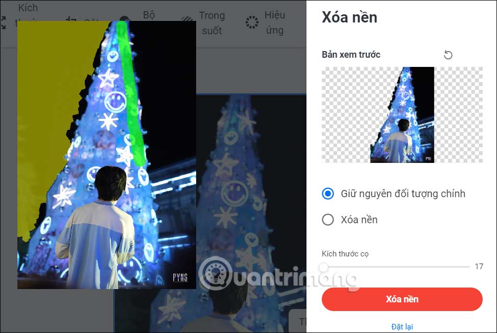 Chọn chủ thể trong ảnh Shutterstock
