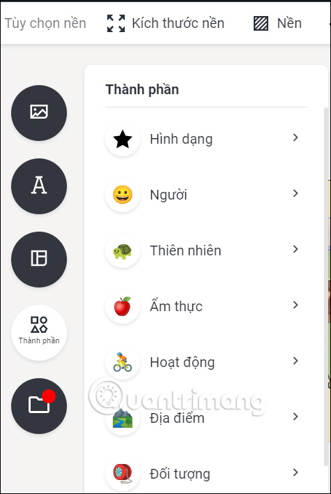 Chỉnh sticker trong ảnh trên Shutterstock
