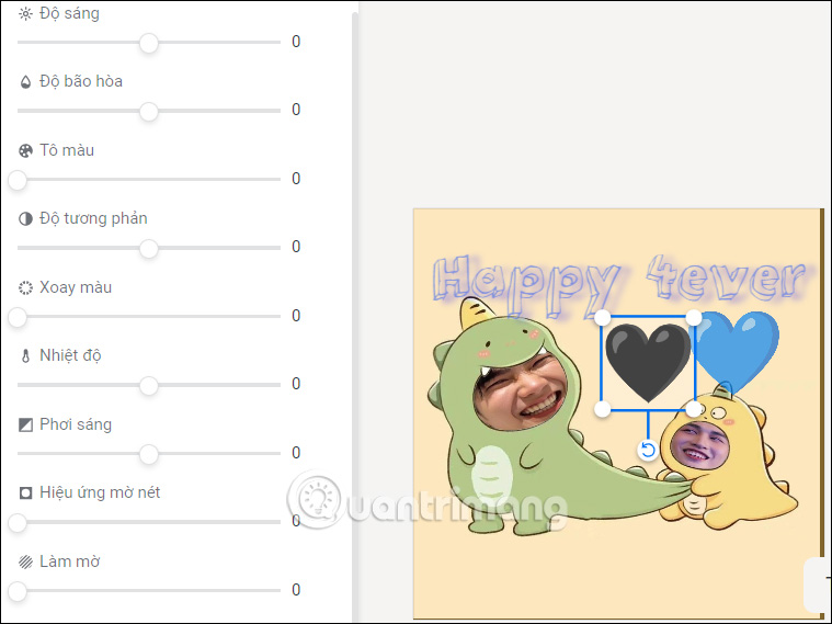 Chỉnh hiệu ứng sticker trong ảnh trên Shutterstock