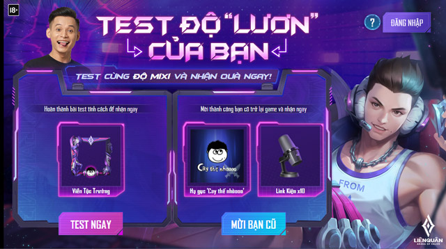Sự kiện Test độ lươn của bạn