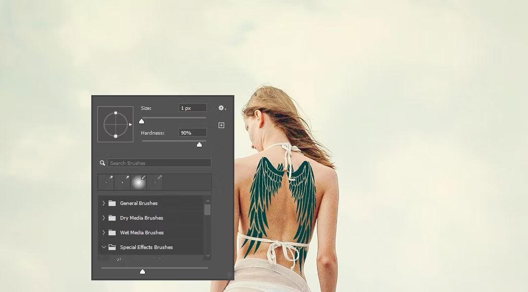 Cách thêm hình xăm vào ảnh bằng Adobe Photoshop CC 2020