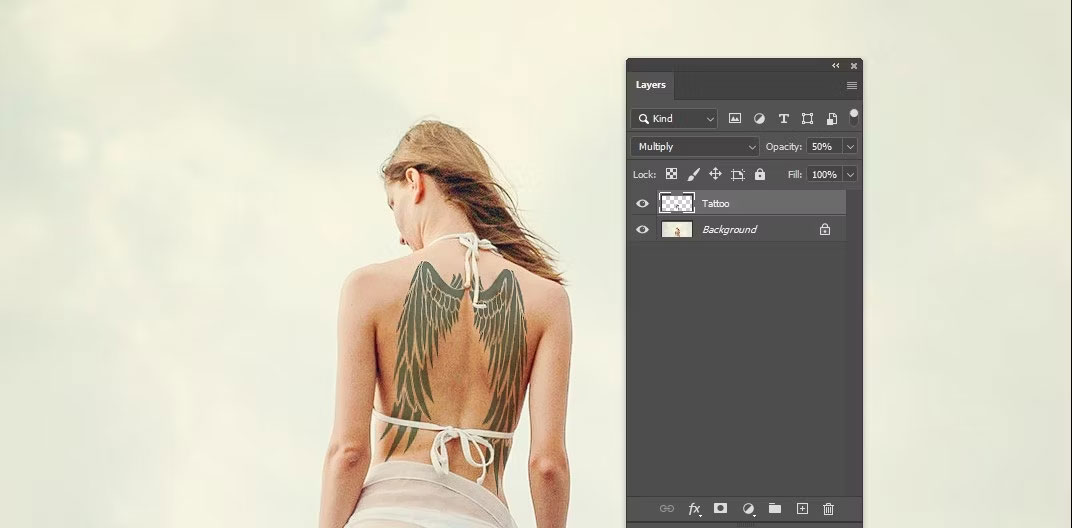 Cách thêm hình xăm vào ảnh bằng Adobe Photoshop CC 2020