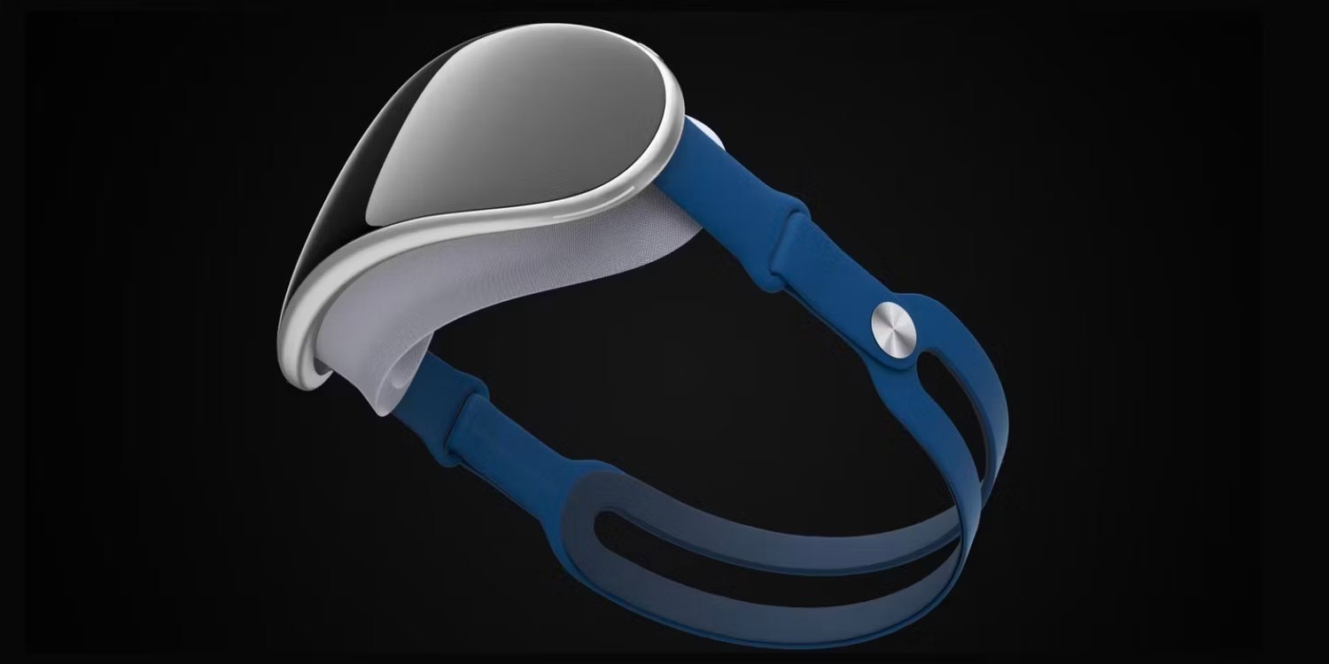 Bản mô phỏng 3D của headset VR của Apple được đồn đoán