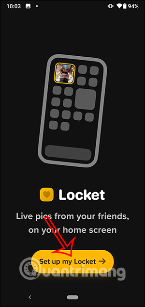 Đăng ký Locket Widget