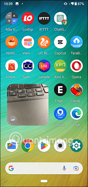 Hiện hình ảnh gửi trong Locket Widget