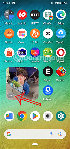 Ảnh bạn bè gửi trên Locket Widget