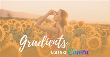 Cách tạo màu Gradient trong suốt cho ảnh trên Canva