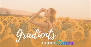 Cách tạo màu Gradient trong suốt cho ảnh trên Canva