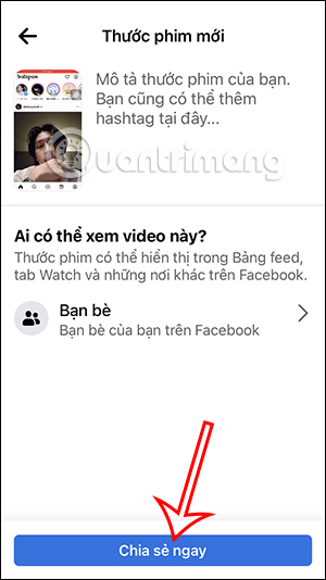Đăng video Reels