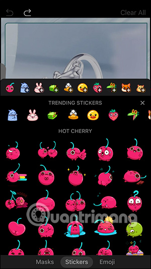 Chèn sticker vào ảnh