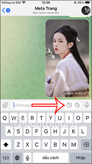 Tin nhắn đã lên lịch trên Telegram