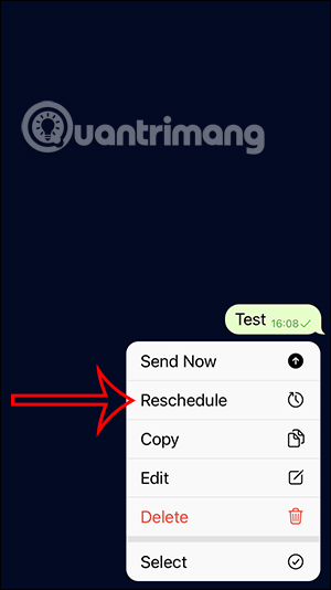 Thay đổi lại thời gian gửi tin nhắn Telegram
