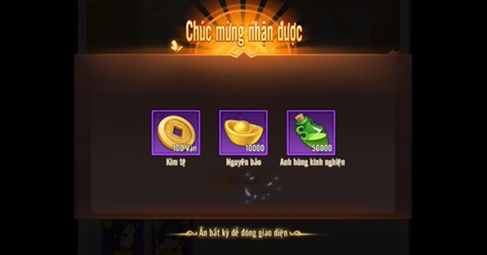 Cách nhập và thu thập quà từ code Khuyết Tam Quốc