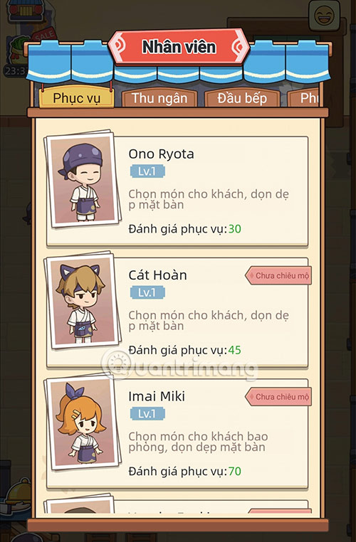 Tiền trong Tiệm Sushi Mơ Ước có tác dụng gì?